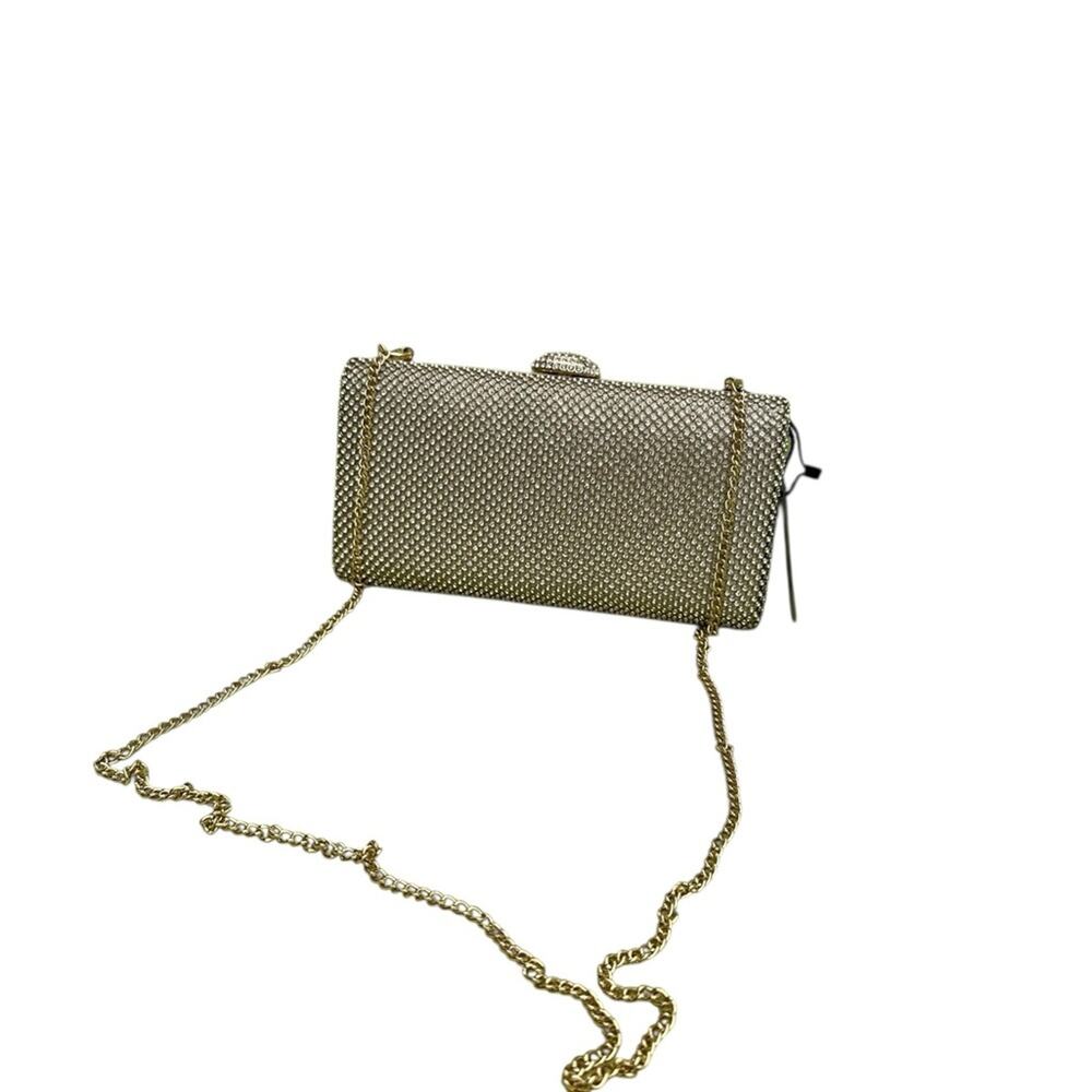 Gold Glamour Clutch Crossbody